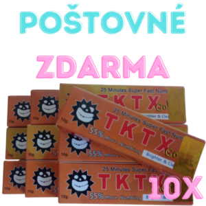 umŕtvujúci krém TKTX 55%