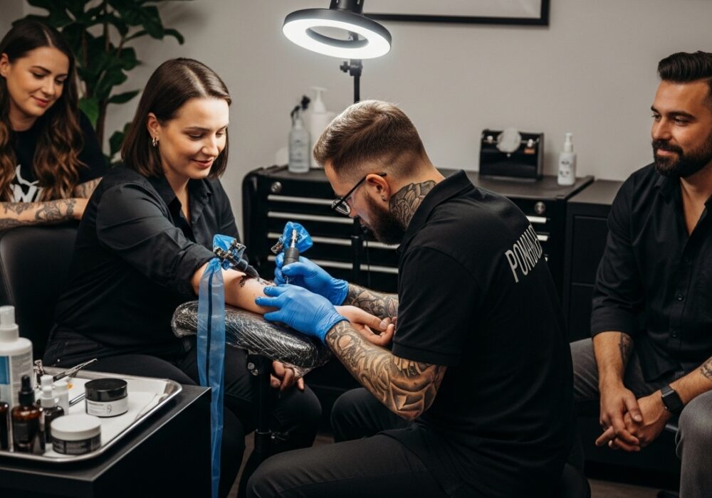 tattoo pain relief, reducing tattoo pain, tattoo studio